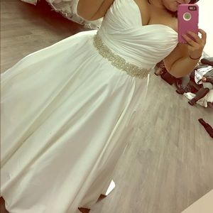 Altered Plus Size Wedding Dress